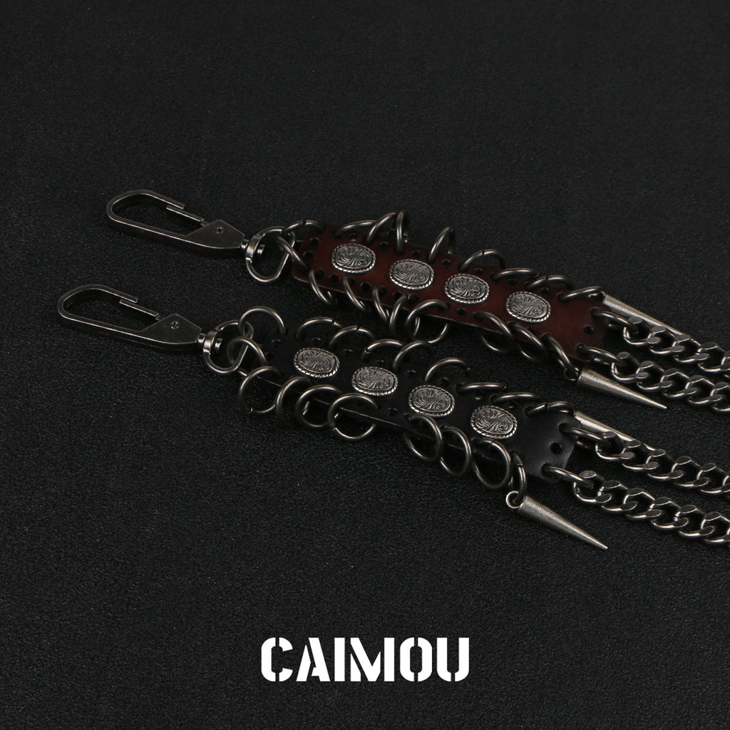 Spiked Dragon Spine Double Layer Pants Chain