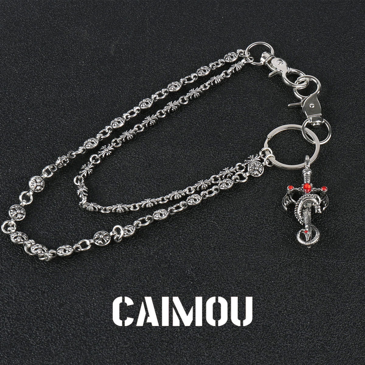 Red Sword Double‑Layer Pant Chain