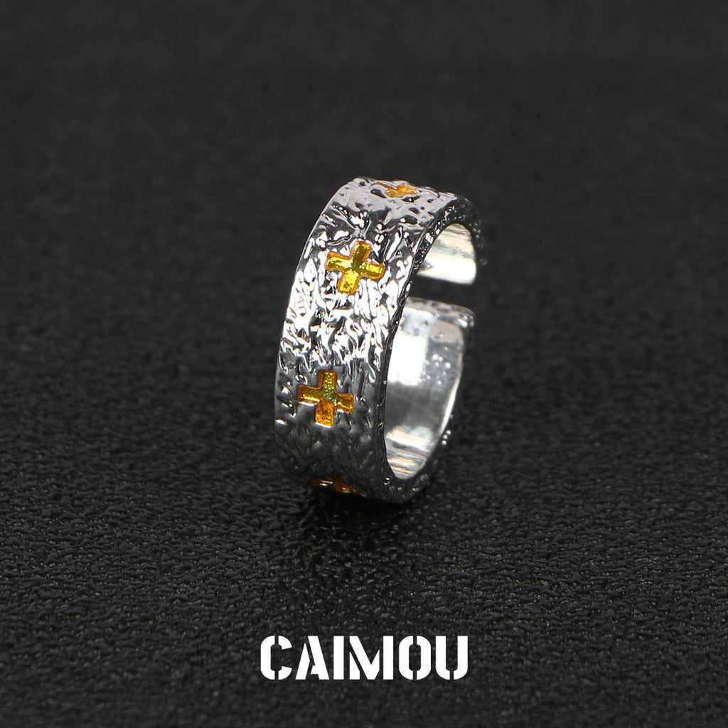 Gold Cross Ring