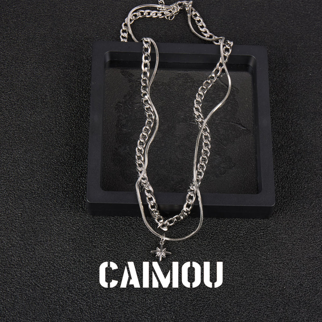 Octagram Double Layer Necklace