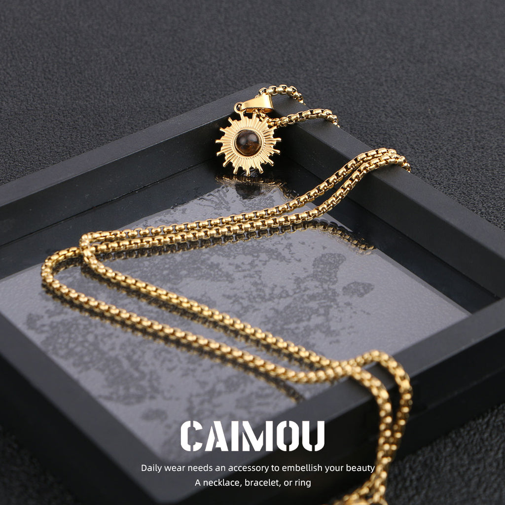 Sun Pendant Necklace