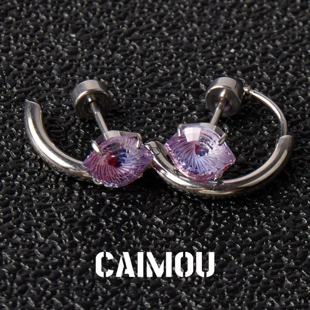 Evil Eye Zircon Stud Earrings
