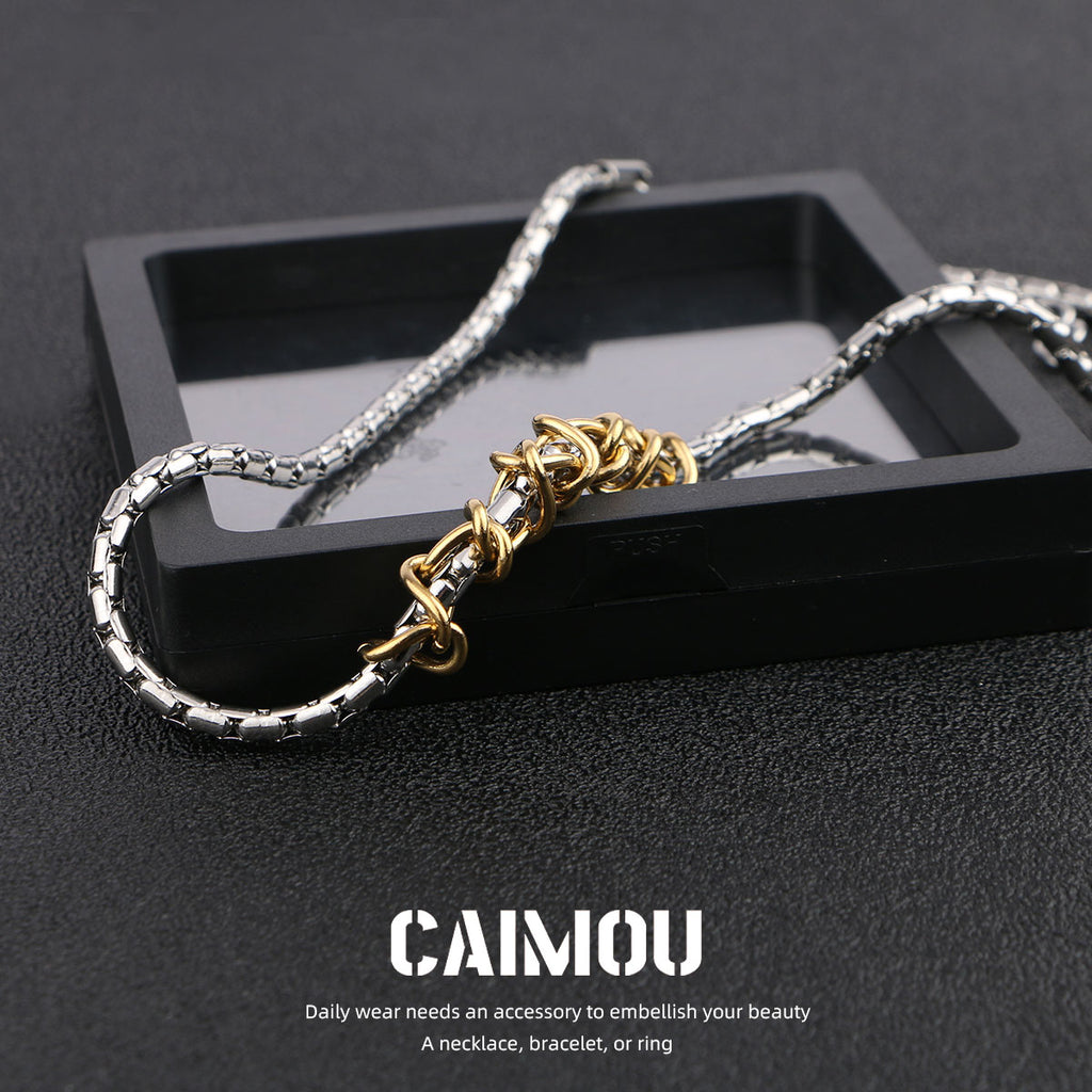golden thorn necklace
