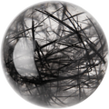 10mmBlack Rutilated Quartz Beads