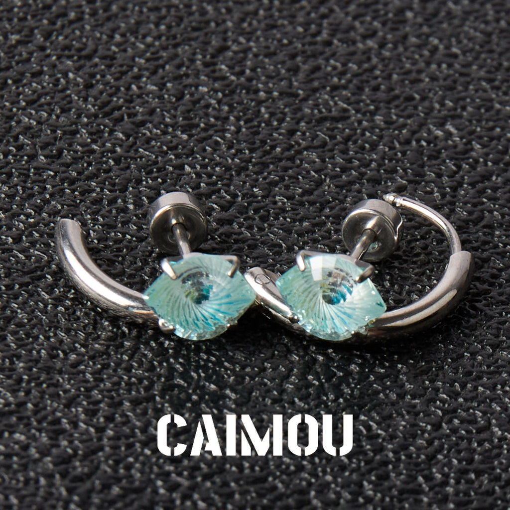 Evil Eye Zircon Stud Earrings