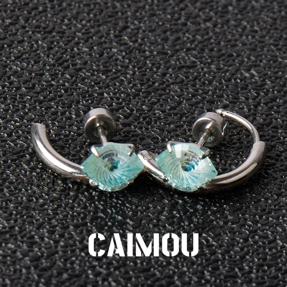 Evil Eye Zircon Stud Earrings