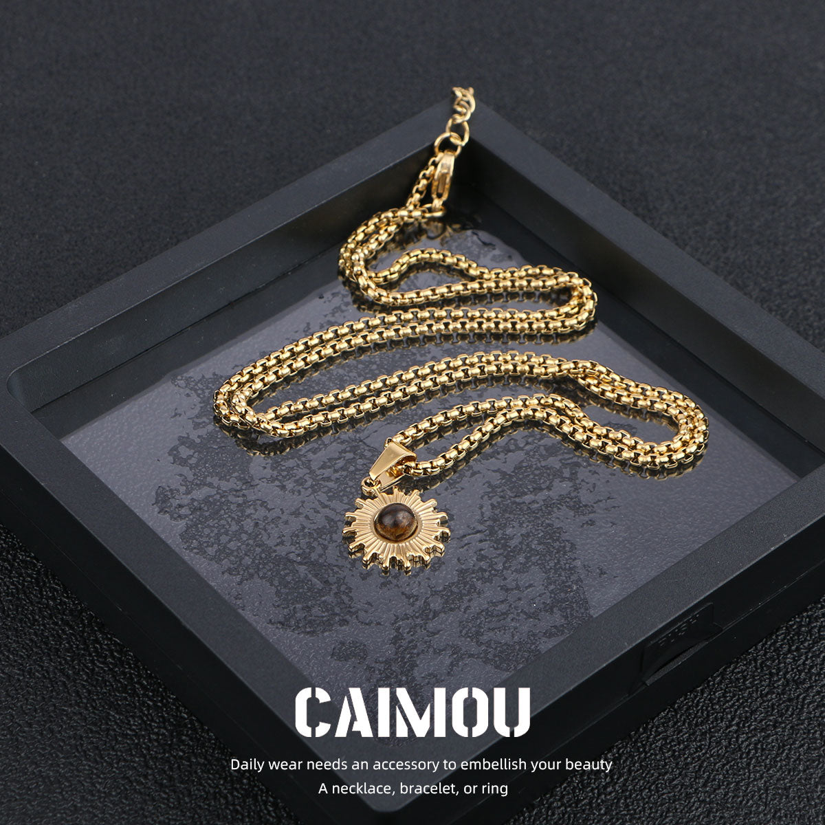 Sun Pendant Necklace
