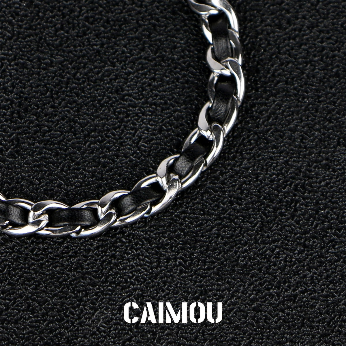 Leather Cord Bracelet with Hidden Clasp