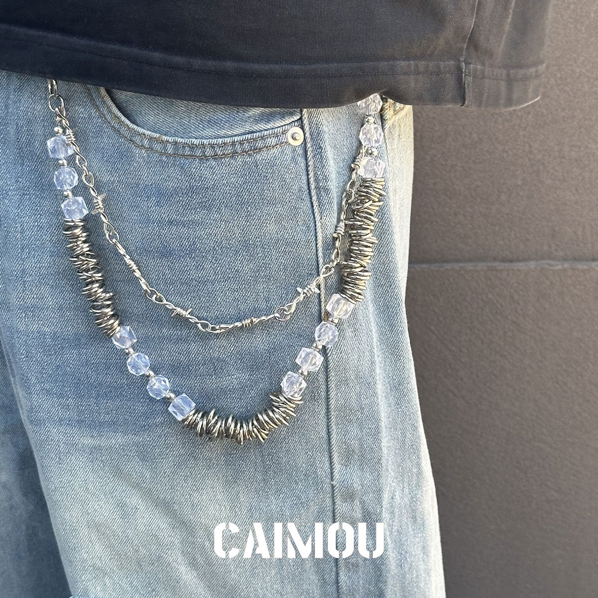 Thorn Double Layer Pants Chain