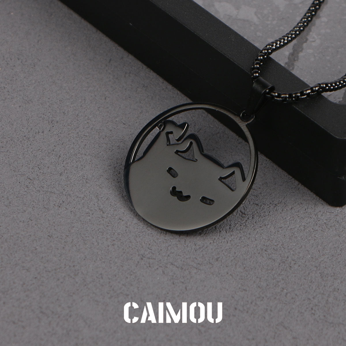 Black Cat Couple Necklaces