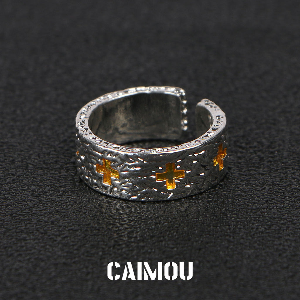 Gold Cross Ring
