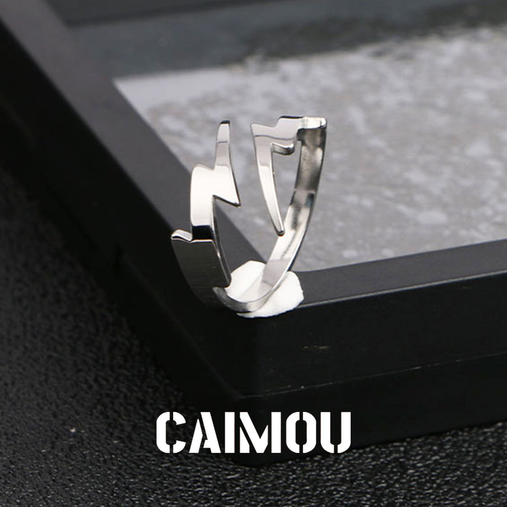 Lightning Open Adjustable Ring