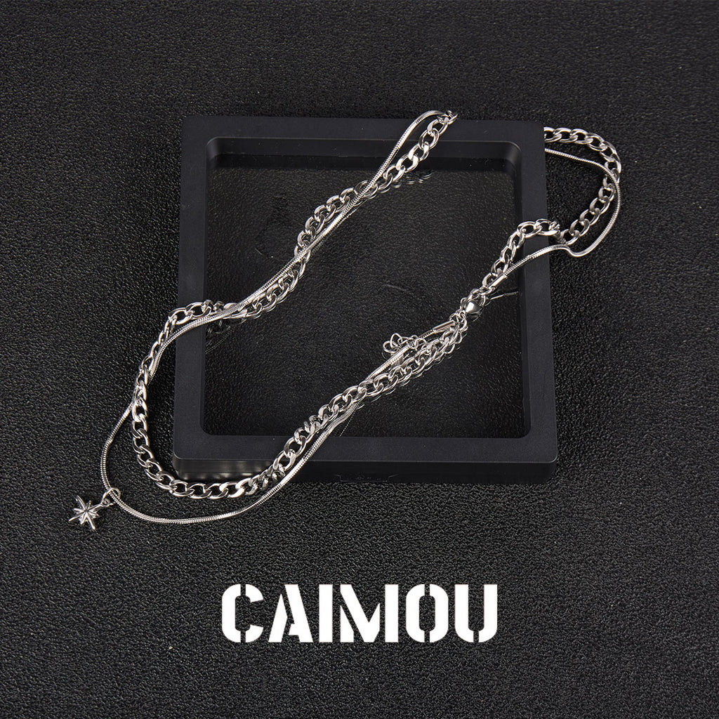 Octagram Double Layer Necklace
