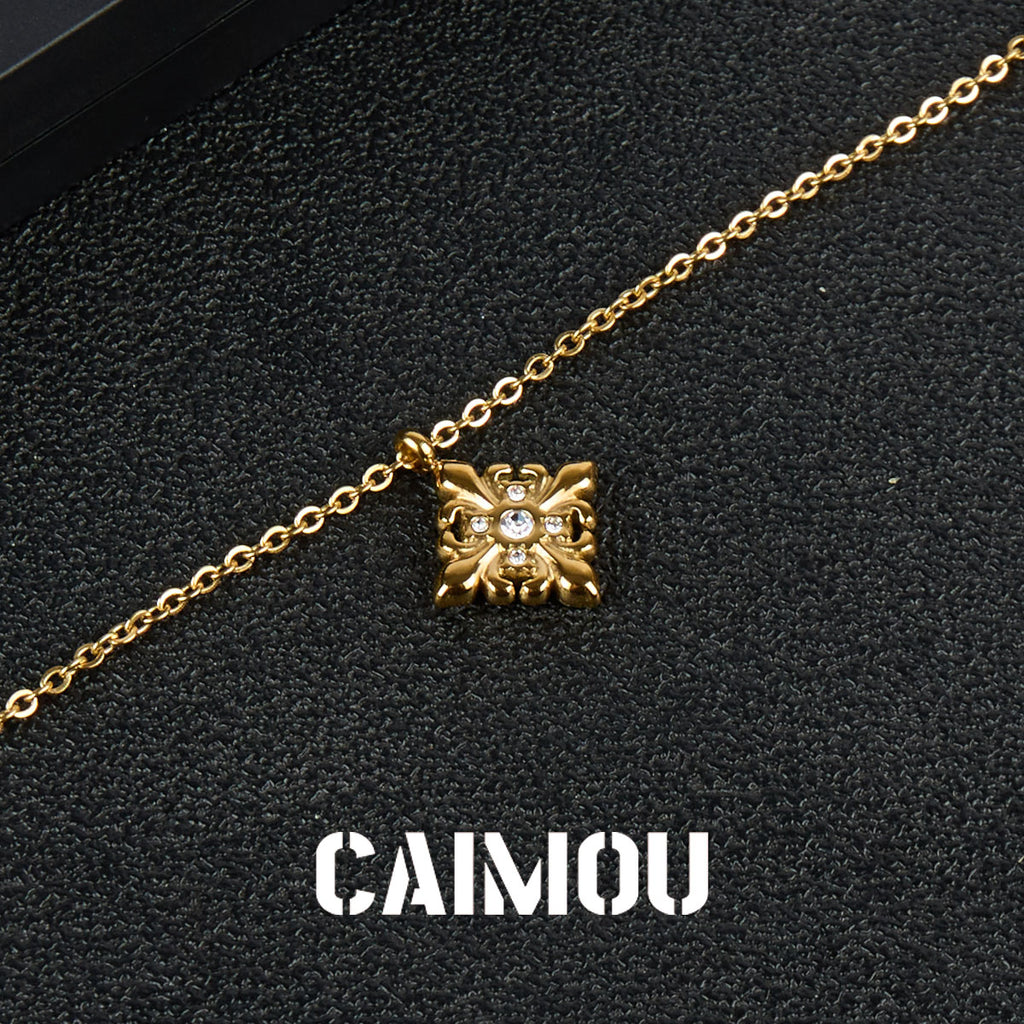 Diamond Cross Pendant Necklace