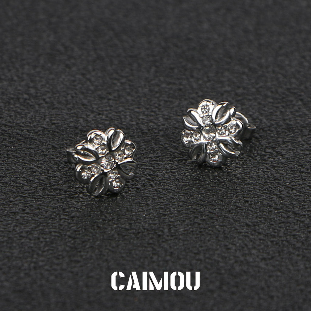 🌸✝️Cross flower earrings