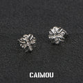 🌸✝️Cross flower earrings