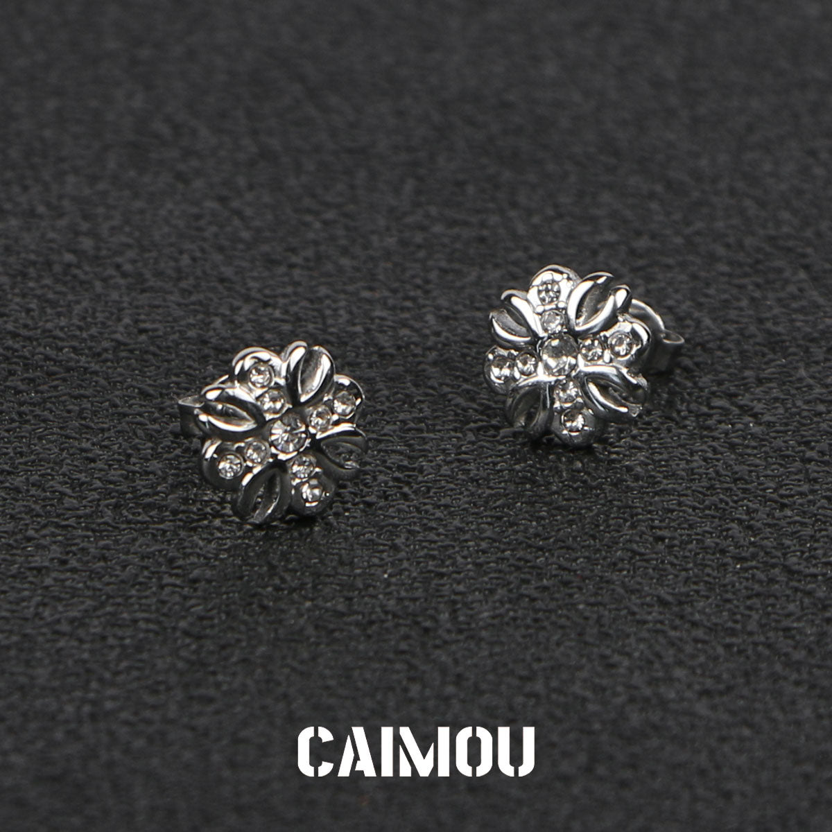 🌸✝️Cross flower earrings