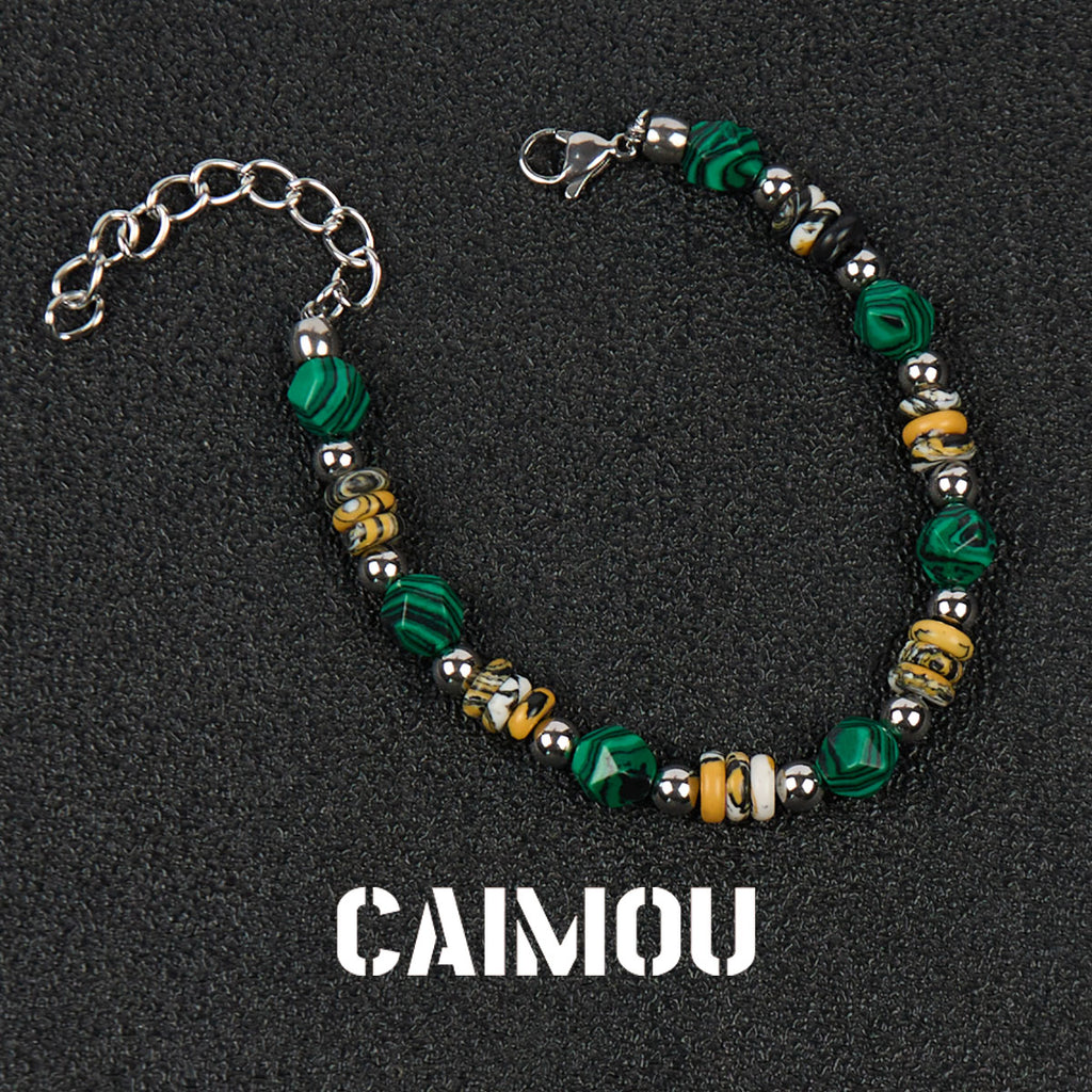 Malachite Beaded Bracelet