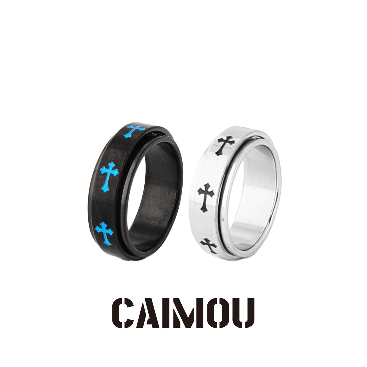 Cross Spinner Ring