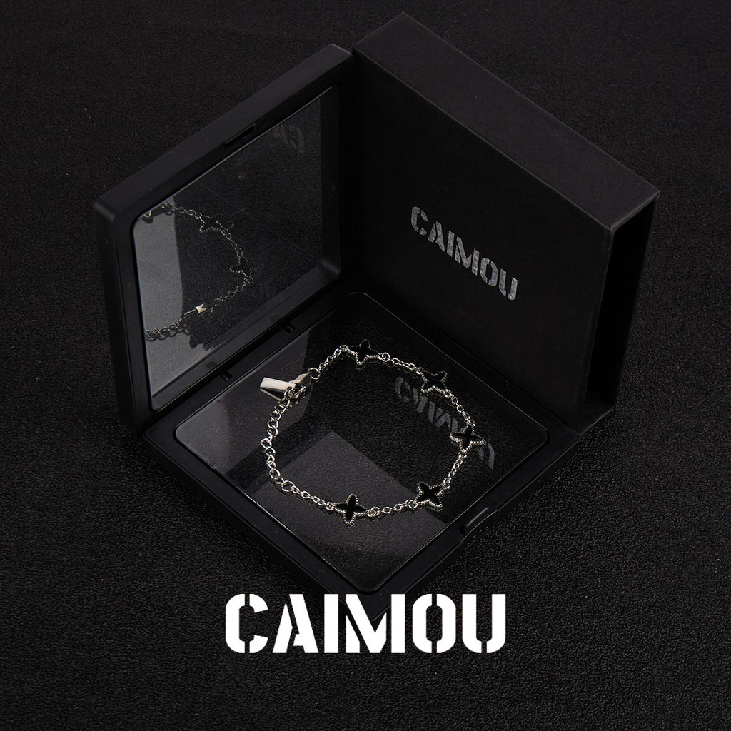 Four-Leaf Clover Thin Chain Bracelet