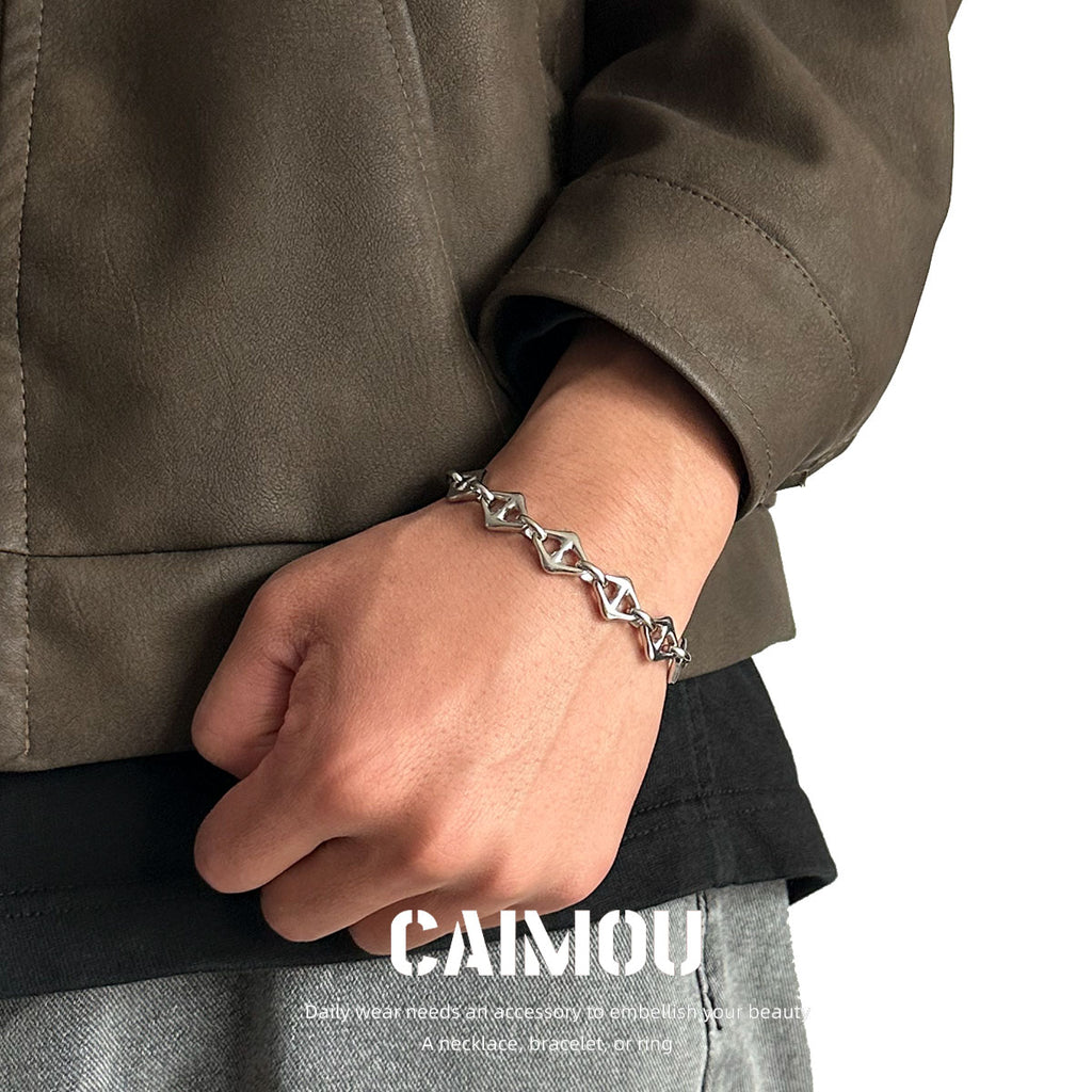 Geometric Rhombus Bracelet