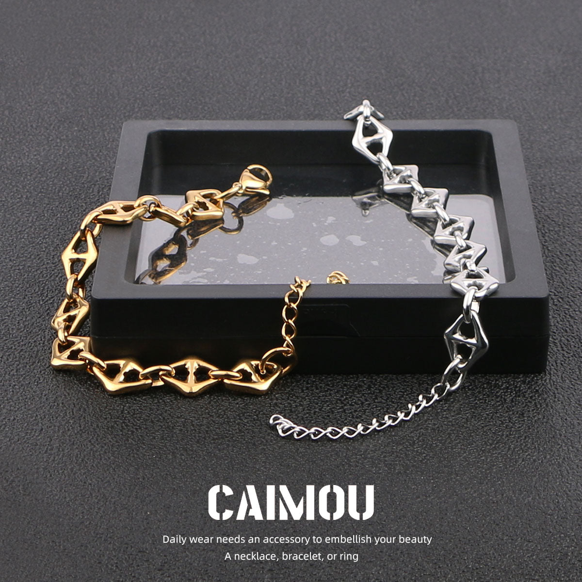 Geometric Rhombus Bracelet