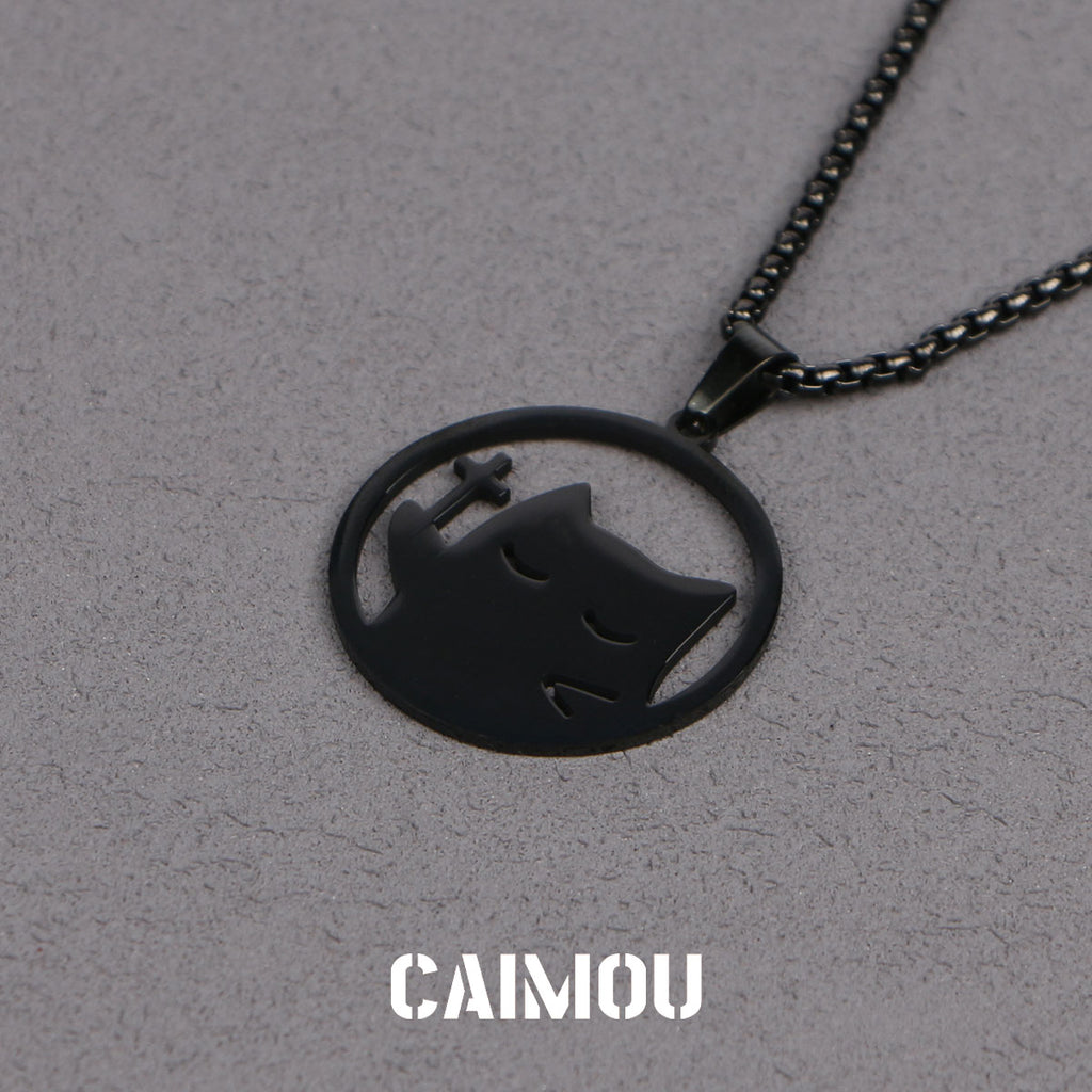 Black Cat Couple Necklaces