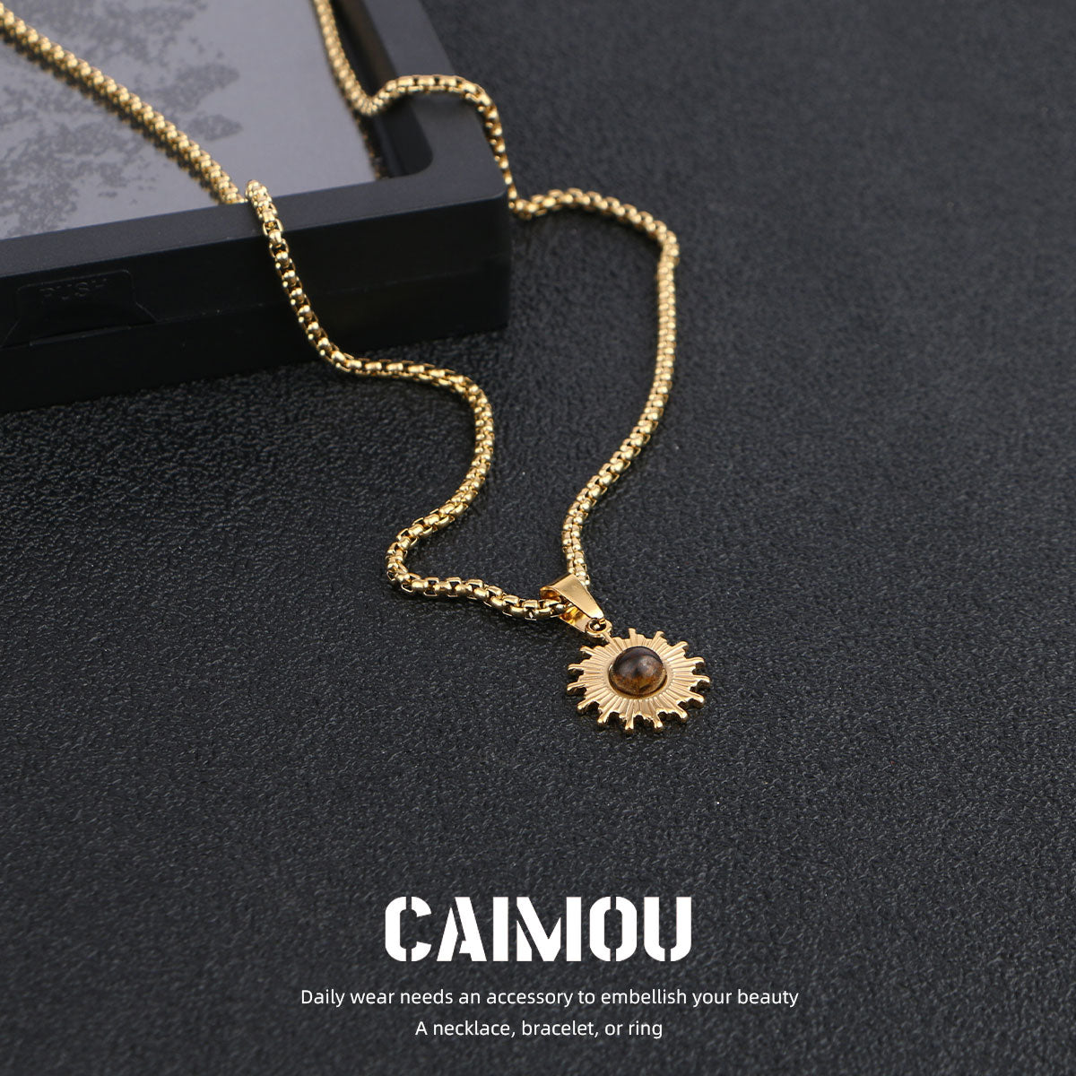 sun necklace