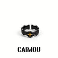 ✨✝️Star Cross Open Ring