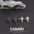 ✨✝️Zircon cross earrings