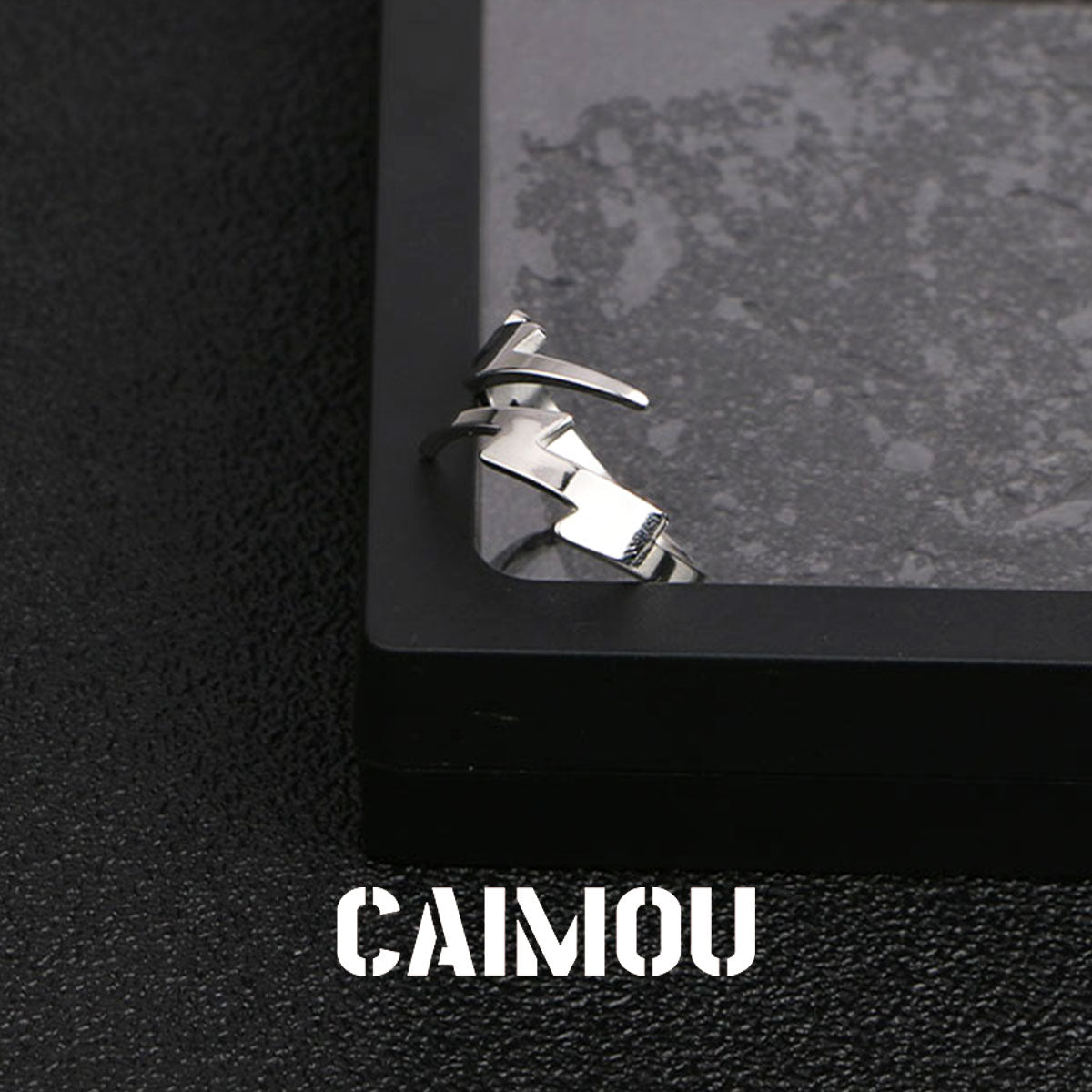 Lightning Open Adjustable Ring