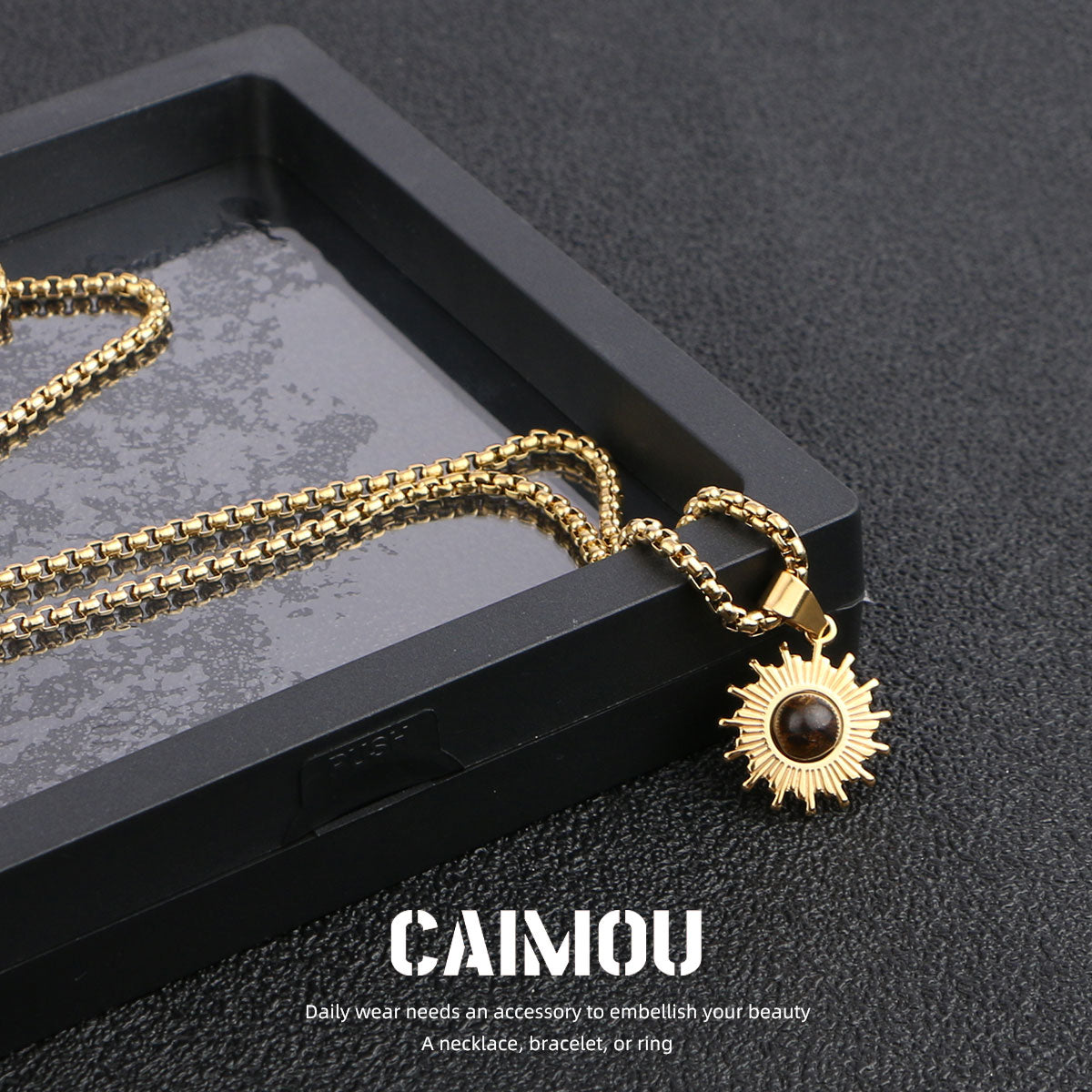sun necklace