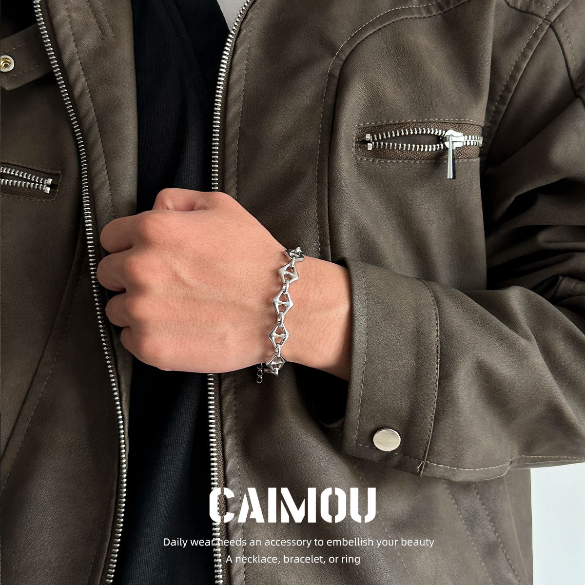Geometric Rhombus Bracelet