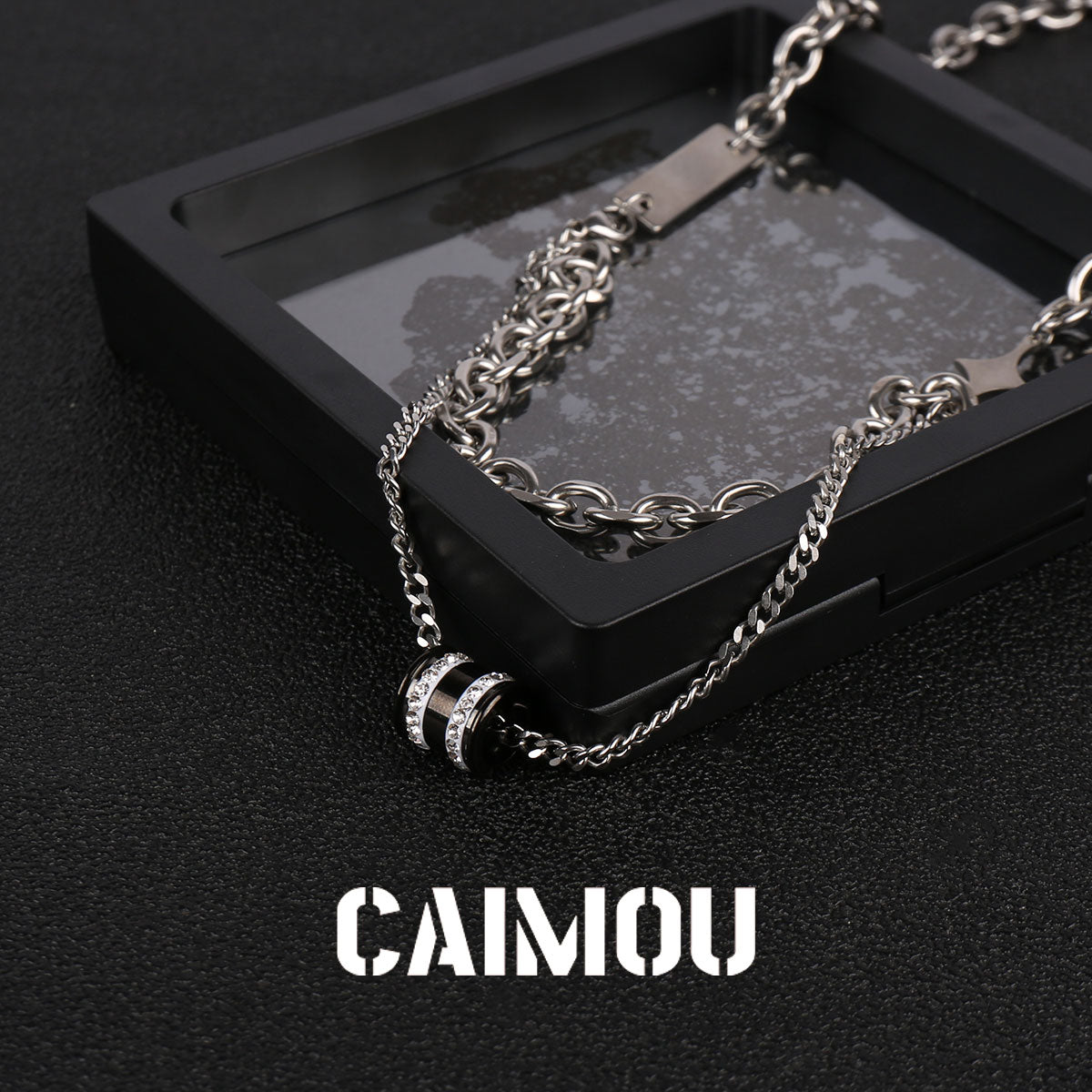 Hourglass Double Layer Necklace