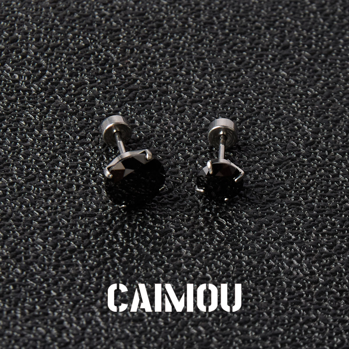 8 Hearts & 8 Arrows Round Zircon Stud Earrings