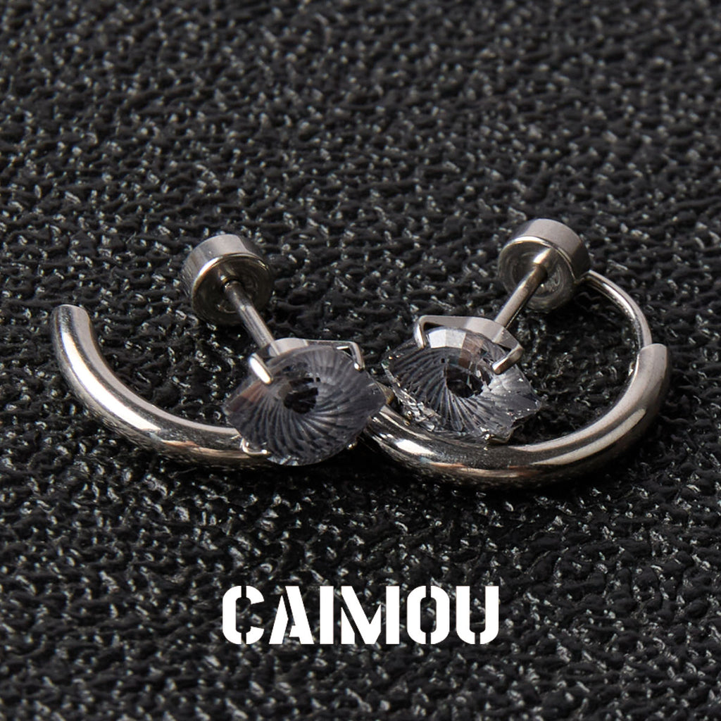 Evil Eye Zircon Stud Earrings