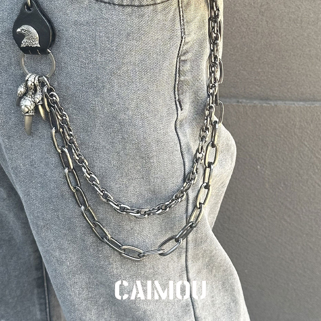 Eagle Claw Double-Layer Pants Chain