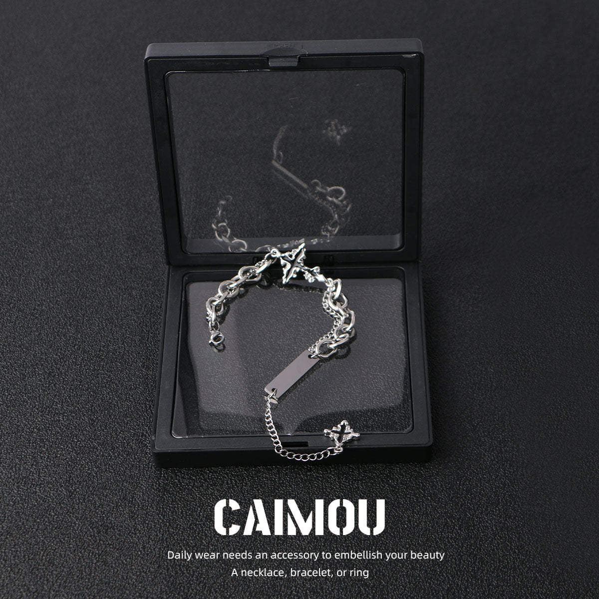 Dark Cross Bracelet