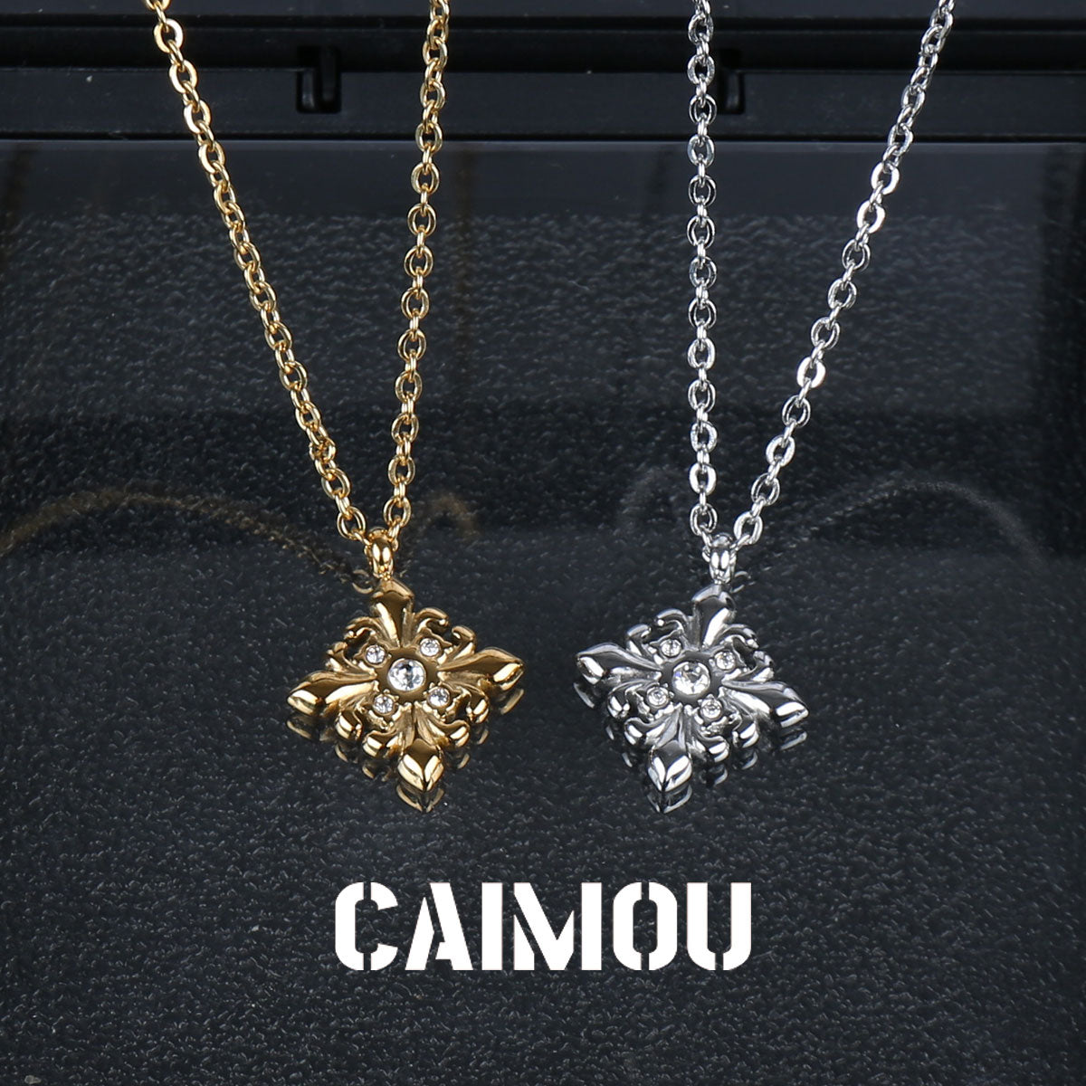 Diamond Cross Pendant Necklace