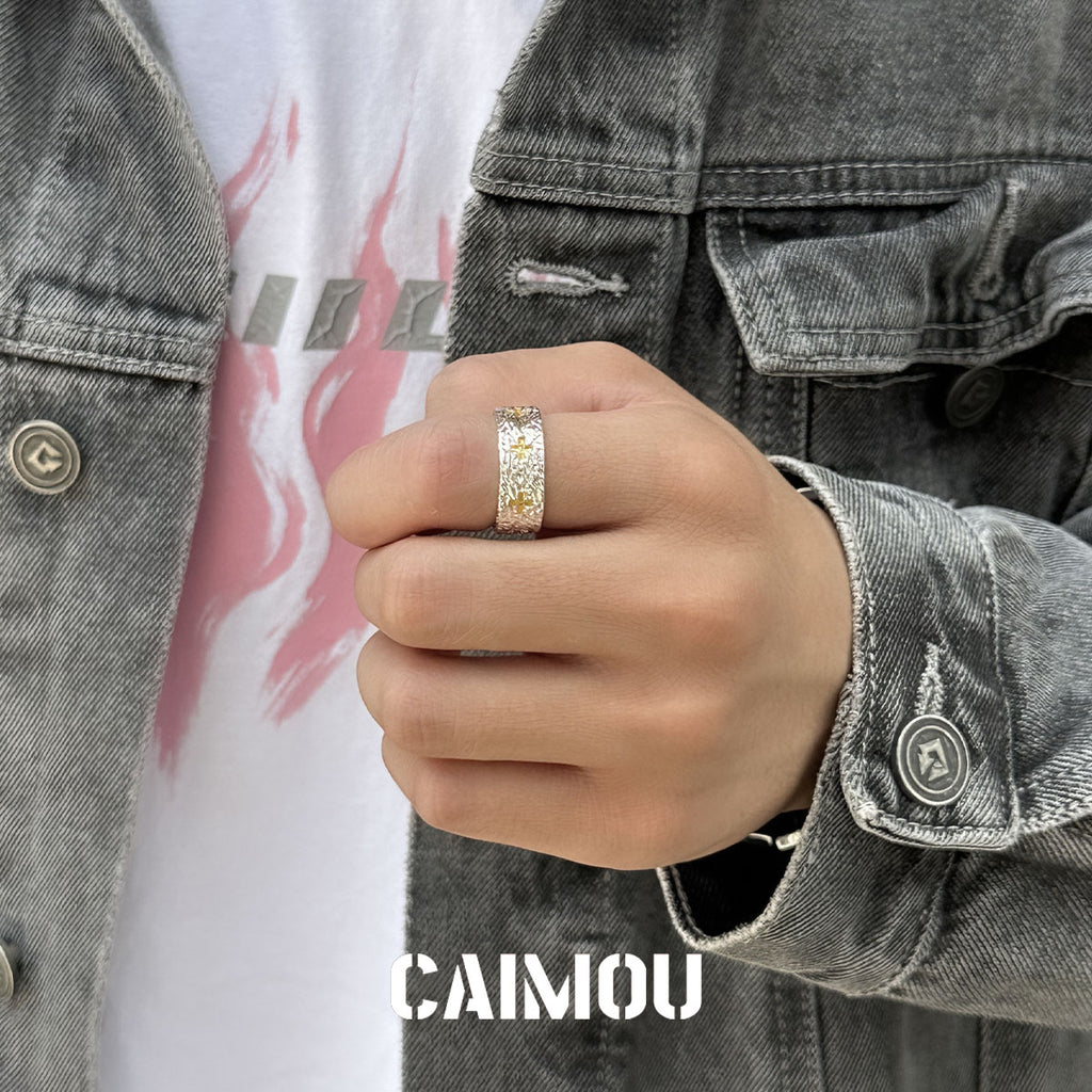 Gold Cross Ring