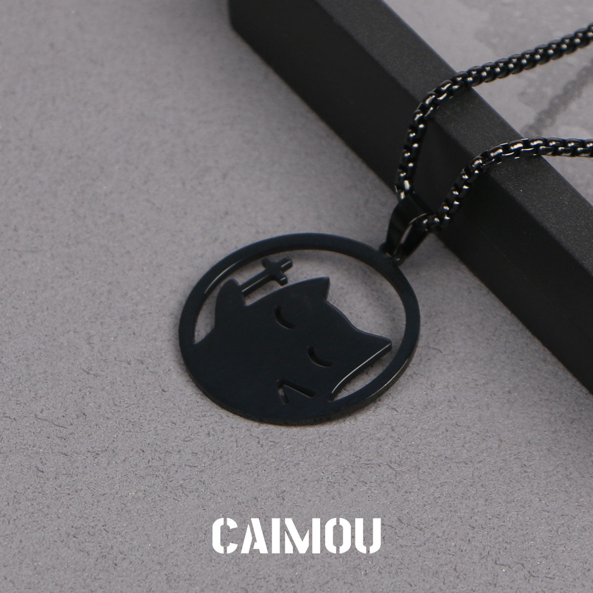 Black Cat Couple Necklaces