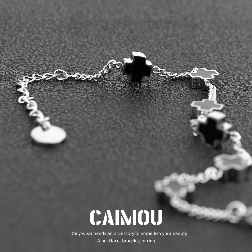Sideways Cross Bracelet
