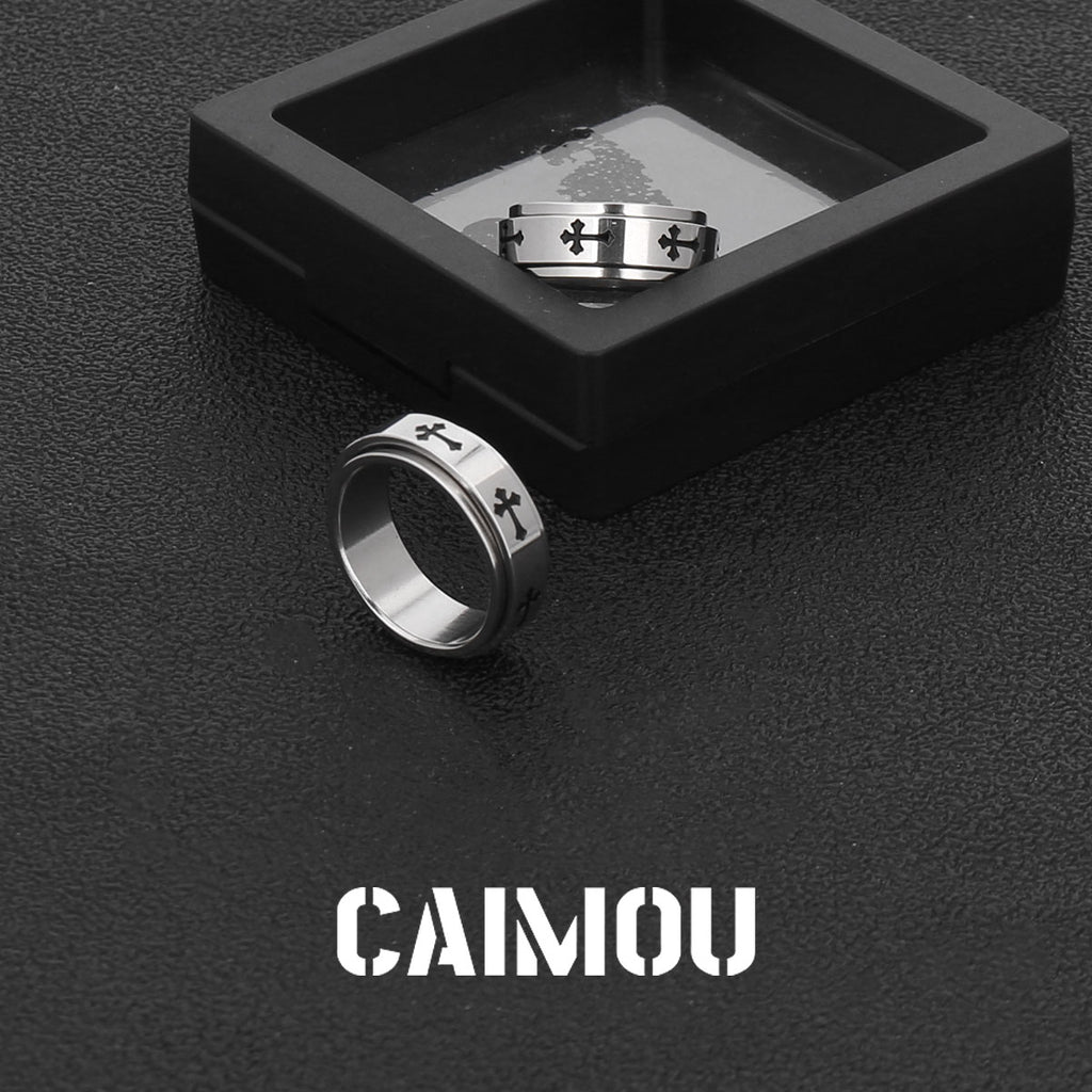 Cross Spinner Ring
