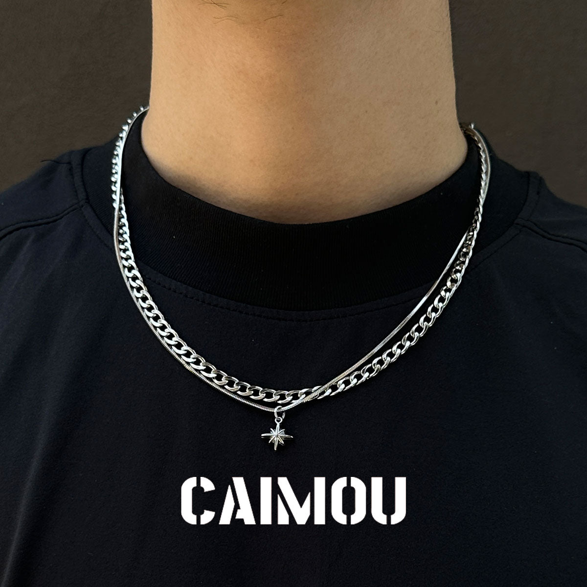 Octagram Double Layer Necklace