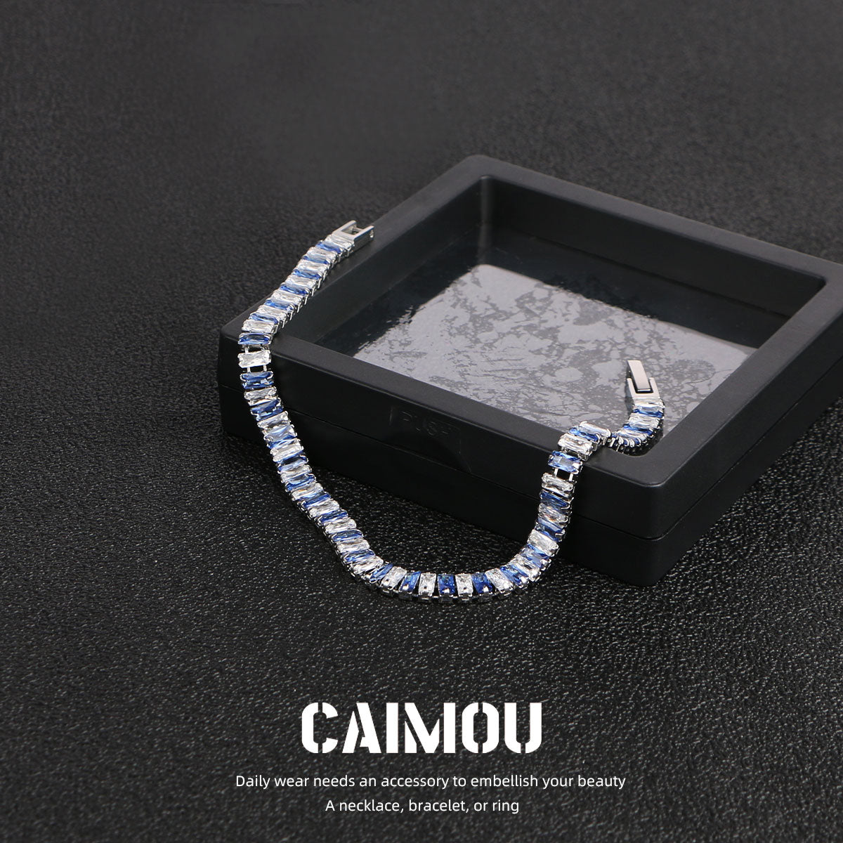 Full diamond zircon bracelet