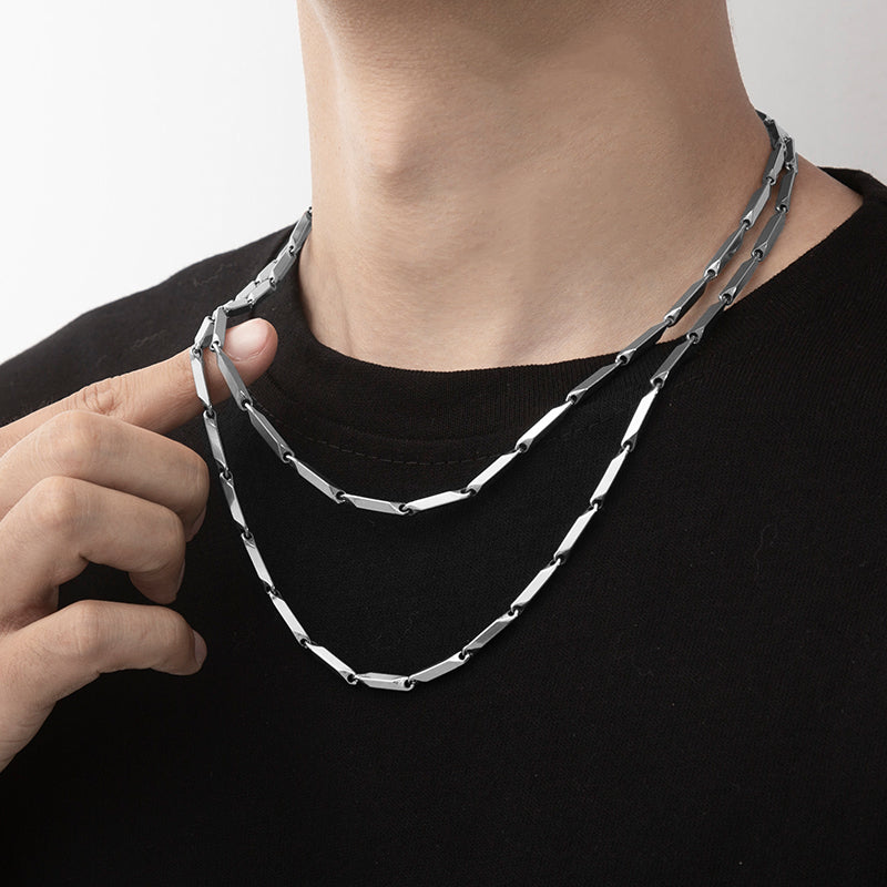 Melon Seed Link Necklace