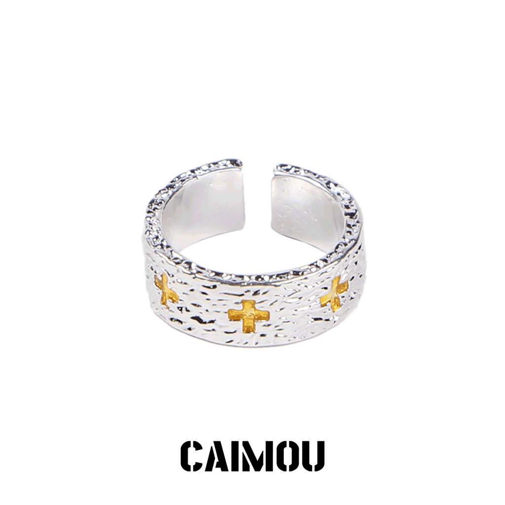Gold Cross Ring