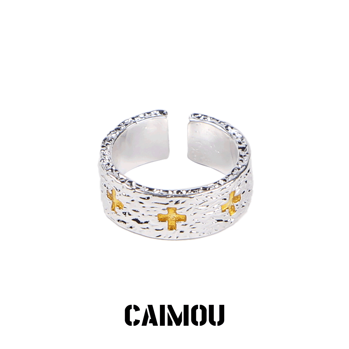 Gold Cross Ring