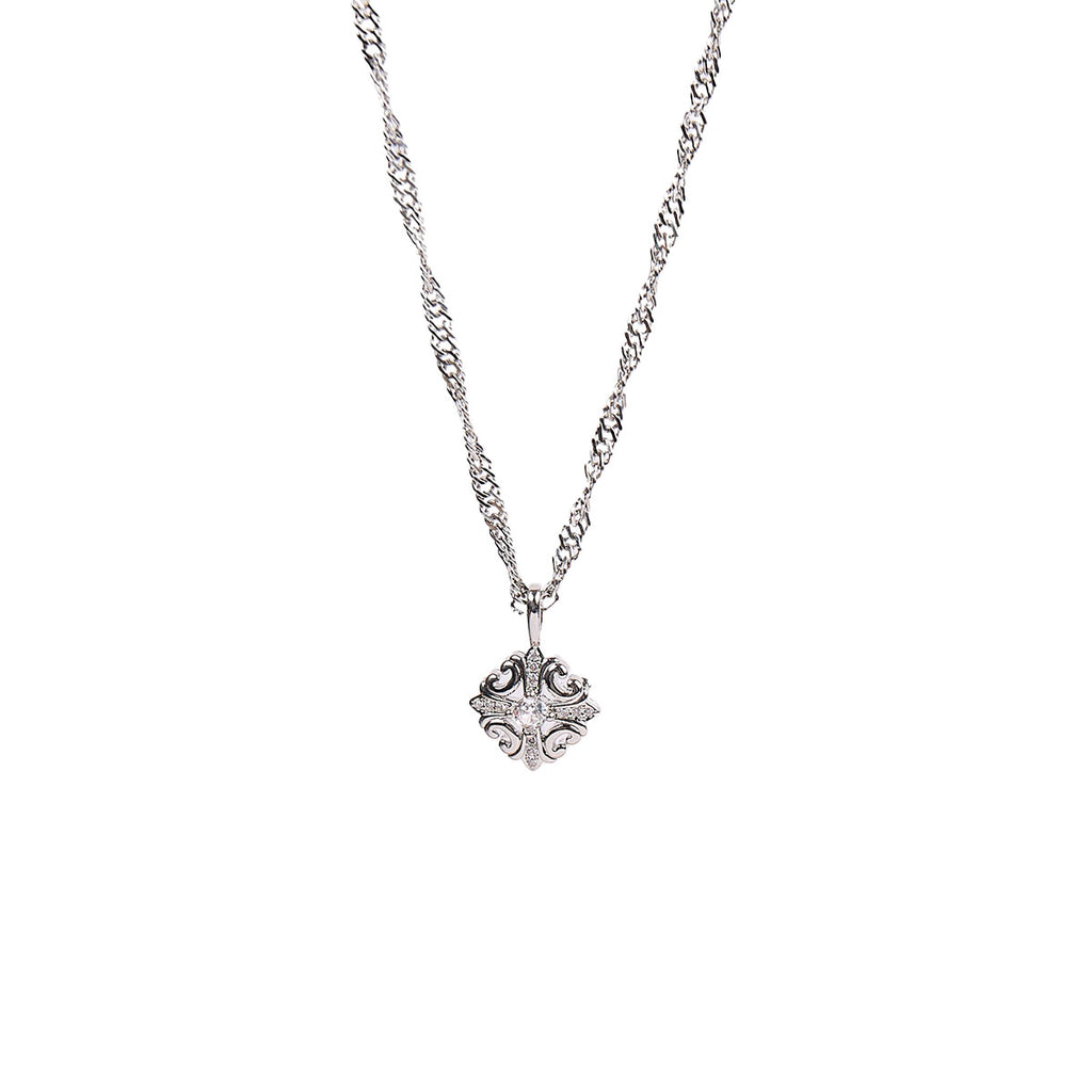 Vintage Cross Choker Necklace