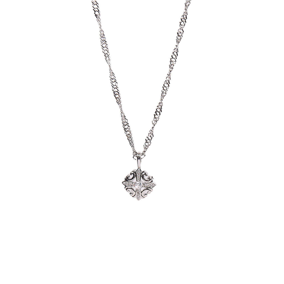 Vintage Cross Choker Necklace